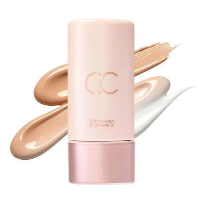 CC Tinted Serum Cream Natural Glow Hydrating Color Correcting Liquid Foundation Makeup 55Ml Full Coverage Face Base